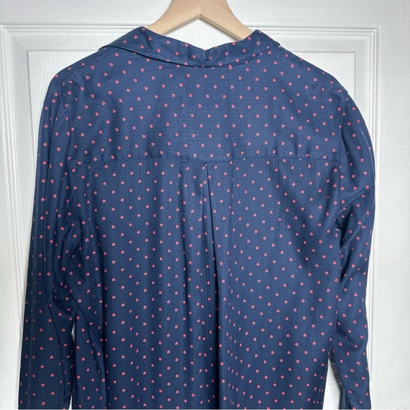 Grayson The Hero Button Up Longsleeve Shirt Lady Bug Women’s Sz 4 Large Coastal - Picture 8 of 12